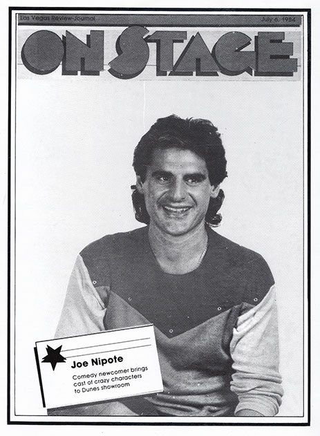Joe Nipote — early comedy career